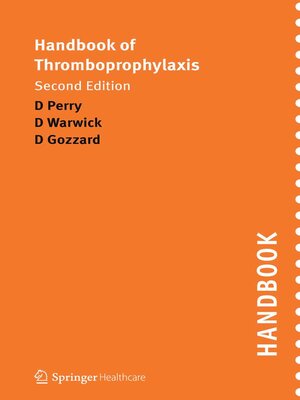 cover image of Handbook of Thromboprophylaxis